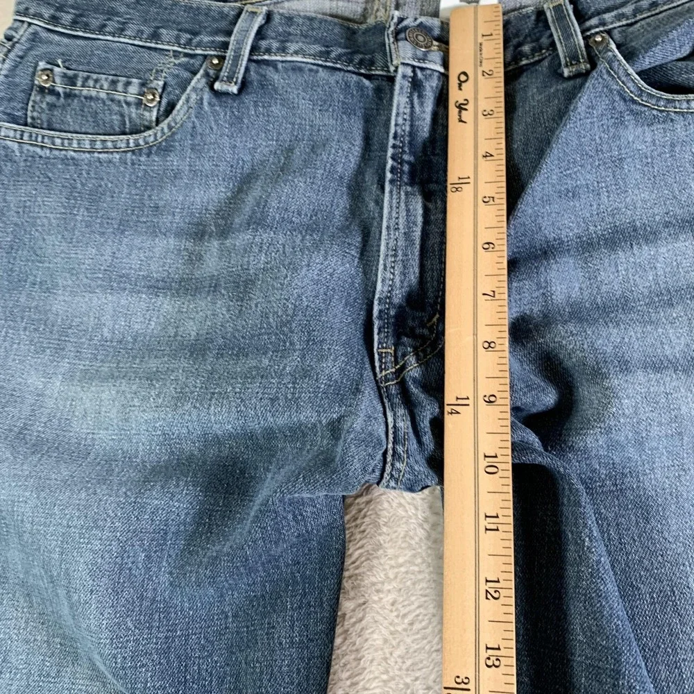 Vintage Levis 529 Jeans Men 38x34 (Tag 36x34) Blue Low Rise Straight Medium Wash